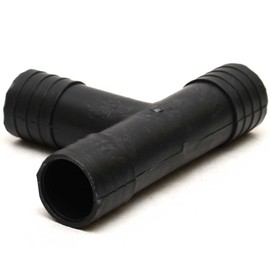 Barbed Hose Tee Fitting | 1 1/8 Inch Plastic