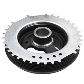 A-Premium Engine Harmonic Balancer Crankshaft Pulley Compatible with Mazda 3 2010-2013, 3 Sport 2010-2013, 5 2012-2015, CX-7 CX7 2010-2012, DOHC L4 2.5L, Replace# L51211400A, L51211400