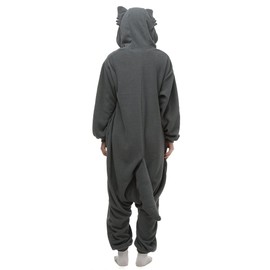YAMENG Adult Onesie Gray Wolf Pajamas Unisex Cosplay Costume