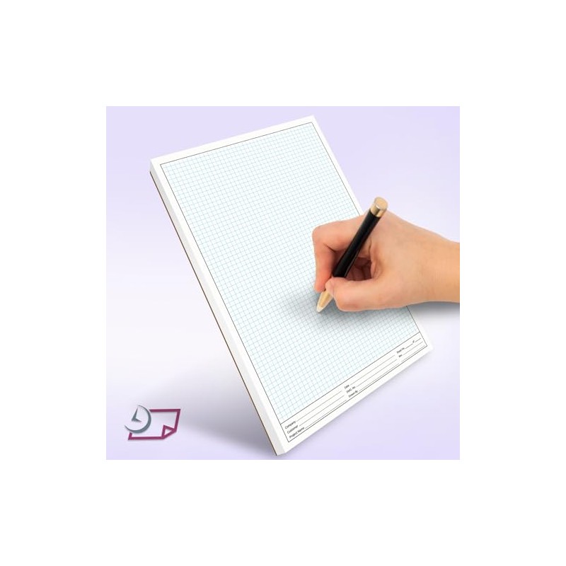 NextDayLabels - 11x17 Graph Paper Pad, for Blueprint Drawings, Drafting,