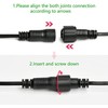 Bexdir Waterproof Extension Cable 2Pin,16AWG Extension Lead Waterproof Cord,IP68 Extension