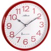 Atlanta 4378 Radio Wall Clock, red