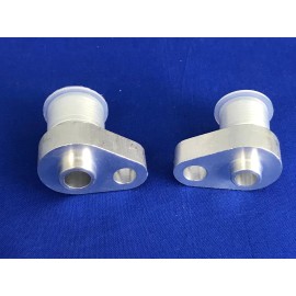 PRIVATE SD7B10  STRAIGHT AC COMPRESSOR PAD MOUNT 'PEANUT' FITTING ADAPTER #8/10