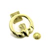 Large Brass Claddagh Door Knocker