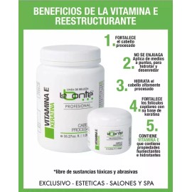 Labonte Profesional Vitamina E Keratina Labonte 3pz De 1kg