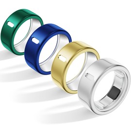 Cover Compatible for Oura Ring Gen 4/3 Horizon/Gen 3 Heritage, Surport Charging with Cover on, Anti-Scratch TPU Oura Ring Protector for Men Women Workout Gym