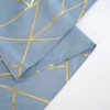 Gold Foil Geometric Pattern Tablecloth 54'' x 54''Inches for Morden