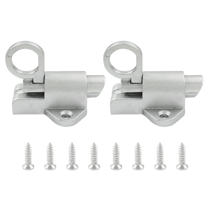 Bivethoi 2Pcs Self-Closing Latches, Resilient Bolt Latch Spring Door Lock,