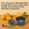 Accessories Fit for Thermomix TM5/TM6/TM31, Orange Rotary Juicer Separation, Orange