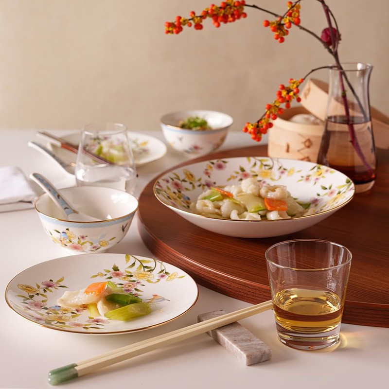 Narumi 52468-23400 Plate Plate Set, Lamage, 7.5 inches (19 cm),