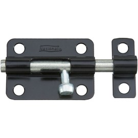 National Hardware National Hardware N151-522 V834 Barrel Bolt in Black,3 Inch