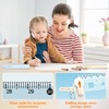 Ershyi 2 Pcs Ruler 30cm Folding, Transparent Foldable Ruler, Plastic