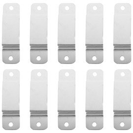 Veemoon 10pcs Metal Tape Measure Holder Clips, Belt Bow Clip Tool Holder Bench Tool Belt Hanger for Universal Worker Accessory