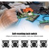 HUAZIZ 200 Pieces 10 Values Tactile Push Button Switch, Button