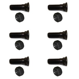 LEFITPA 6 Pack Replacement DBD90-0004 5J4773 Plow 3/4 x 2.5" Cutting Edge Bolt & 3/4" Cutting Edge Nut Kit
