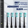 Replacement Brush Heads for Aquasonic Only Compatible with AquaSonic Black