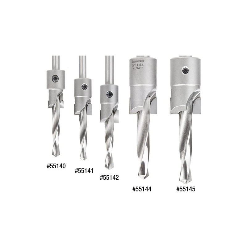Amana Tool 55141 Carbide Tipped Shankless Counterbore with Slow Spiral