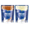 Inko Active Pro 80 Protein Shake 2 Bags (2 x 500 g = 1 kg) Hazelnut & Vanilla