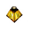 HUIMEIJU Tiffany Square Wall or Pendant Lamp - Geometric Stained