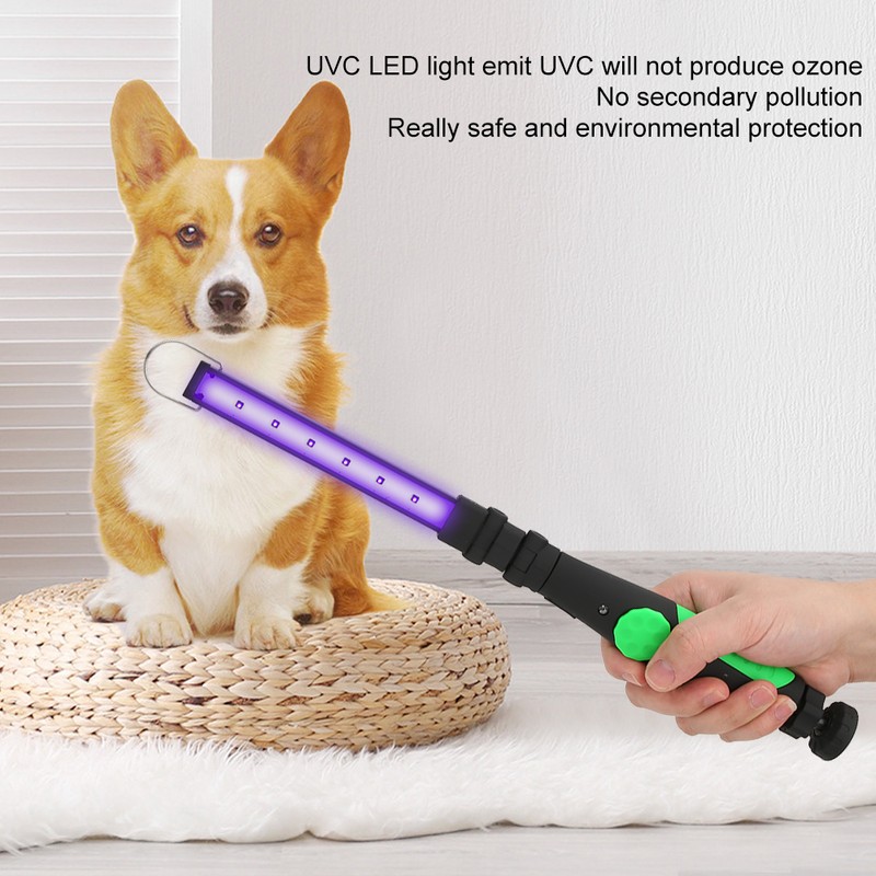 ABS Rotation Switch UV Cleaning Portable LED Rechargeable Ultraviolet Light