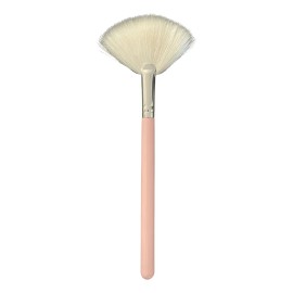 Brocha Facial Abanico,cerda Natural Profesional