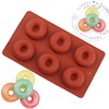 6 Cavity Donut Silicone Chocolate Molds Doughnut Pan Baking Mold