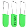 500 PCS Plastic Wire Padlocks, Numbered Plastic Padlocks Security Seals
