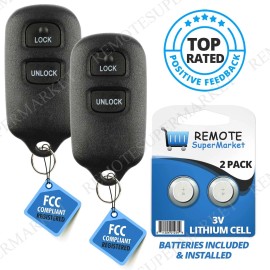 RemoteSuperMarket 2 For 2004 2005 2006 Scion xA xB Toyota Tundra Keyless Entry Remote Car Key Fob