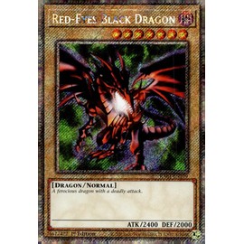 Red-Eyes Black Dragon (4th Art) (Platinum Secret Rare) - RA04-EN109 - Platinum Secret Rare - 1st Edition