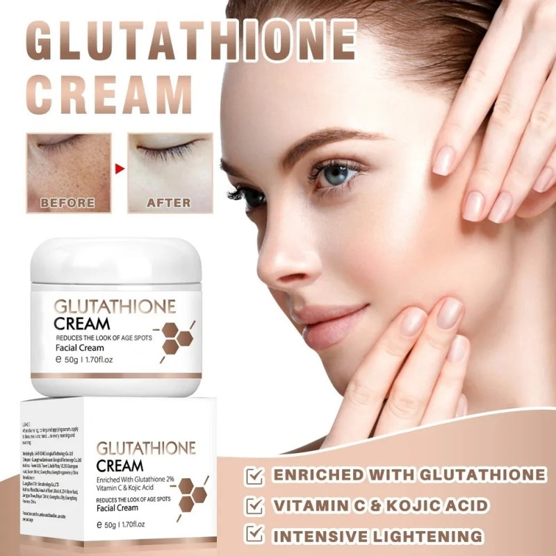 1× Crema Facial Blanqueadora Con Glutatión L Lanthome
