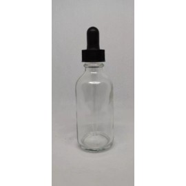 Meliars Frasco Gotero 60 Ml Transparente Bulbo Negro ( 50 Piezas)