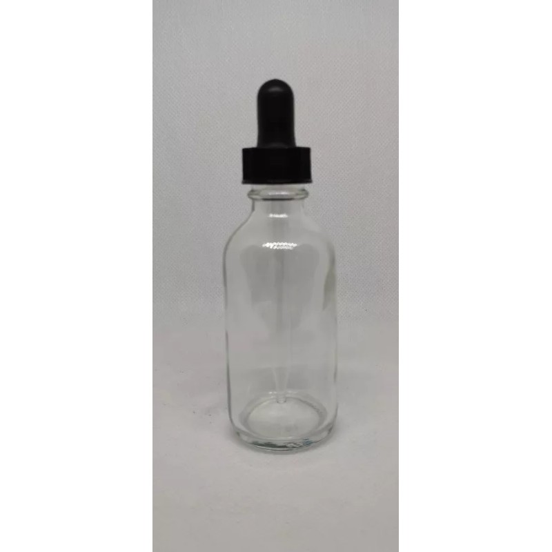 Meliars Frasco Gotero 60 Ml Transparente Bulbo Negro ( 50