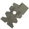 Jewellers Tools Screw Cutting Gauge 55 Degree : BSW/BSF/BA and