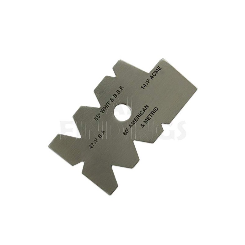 Jewellers Tools Screw Cutting Gauge 55 Degree : BSW/BSF/BA and