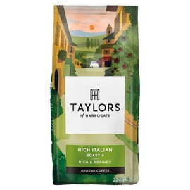 Taylors of Harrogate Rich Italian Ground Coffee, 227g