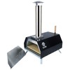 Elevon Wood Fired Pizza Oven, Portable Stainless Steel Grill, Outdoor