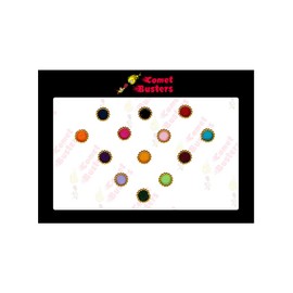 Comet Busters Beautiful Multicolor Bindi