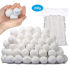 Mikiuly Filter Balls Pool, Filter Balls Pool, Filter Balls for Pool Pump, Filter Balls for Sand Filter, Replace Filter Balls for Sand Filter Systems for Filtration Pool Aquarium, 200 g