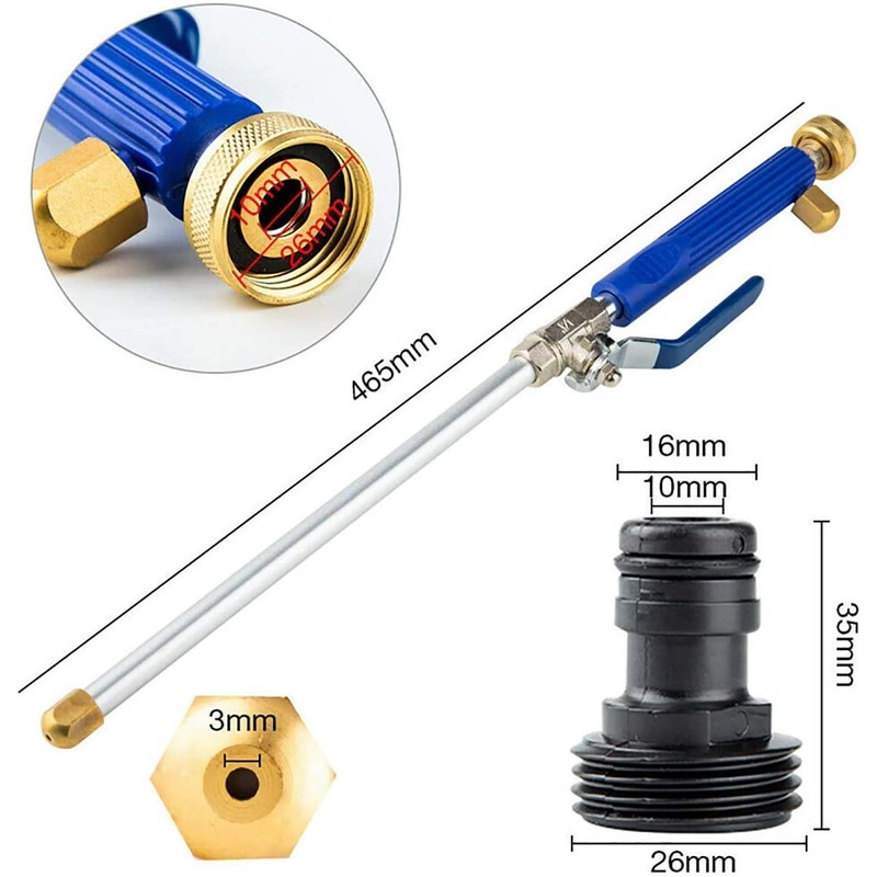 YunGuoGuo High Pressure Power Washer Sprayer Wand with Flexible Hose