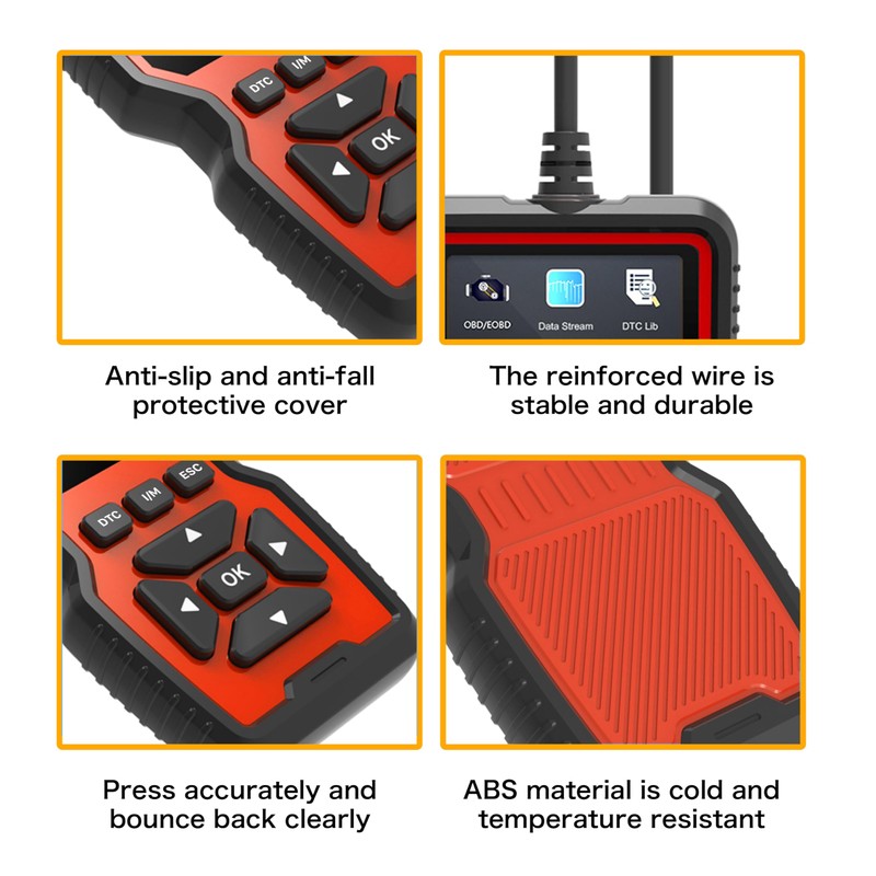 Exctool Car OBD2 Scanner Diagnostic Tool Vehicle Check Engine Light