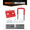 DEEAGLE Hitch Tightener Anti Rattle Stabilizer for 1.25" to 2"
