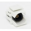 RiteAV Toslink Keystone Jack Coupler Female to Female - White