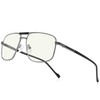 RB.Pilot Reading Glasses for Men Square Double Bridge Blue Light