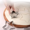 ccHuDE 3 Pcs Star Moon Cloud Cookie Cutters Stainless Steel