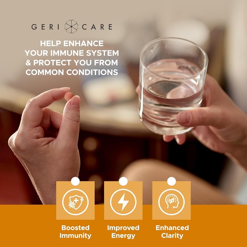 GeriCare One-Daily Multivitamins with Minerals (100 Tablets) High-Potency Multi-Vitamin &
