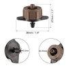 sourcing map Pressure Compensating Dripper 2 GPH 8L/H Emitter for