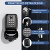 Tuocal Key Safe with Number Code, Wall Mounted Key Box