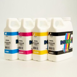 InkSol Eco-Solvent Ink - 500ML - Color: CMYK Combo
