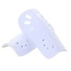 Legers Soccer Junior Kids Shin Guards Snappers White