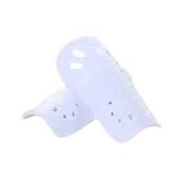 Legers Soccer Junior Kids Shin Guards Snappers White